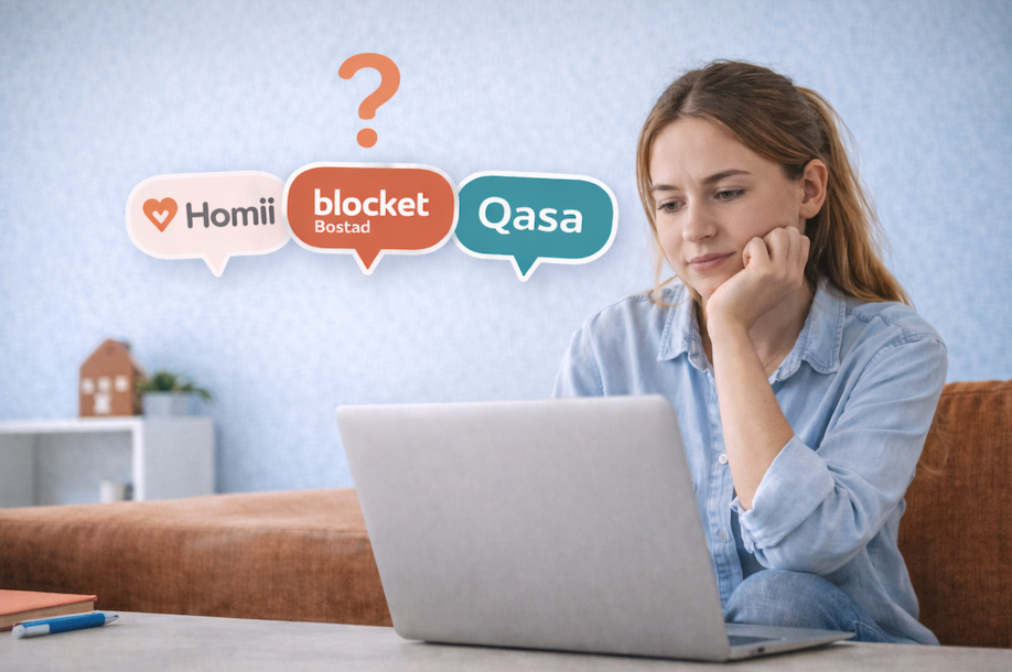 Homii, Qasa eller Blocket Bostad? Bästa plattformen för uthyrning 2026